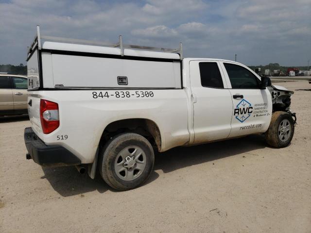 5TFRM5F15KX139978 - 2019 TOYOTA TUNDRA DOUBLE CAB SR/SR5 WHITE photo 3