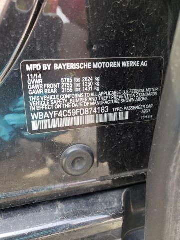 WBAYF4C59FD874183 - 2015 BMW 740 LXI BLUE photo 12