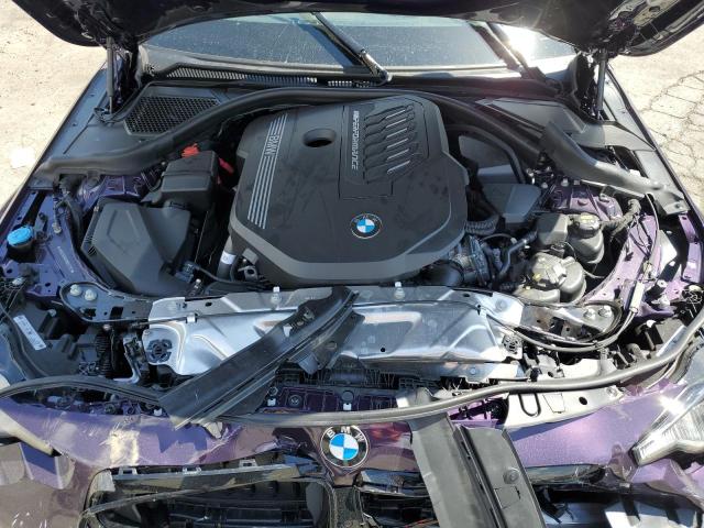 3MW53CM07N8C51763 - 2022 BMW M240XI PURPLE photo 11