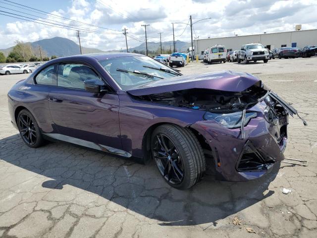 3MW53CM07N8C51763 - 2022 BMW M240XI PURPLE photo 4