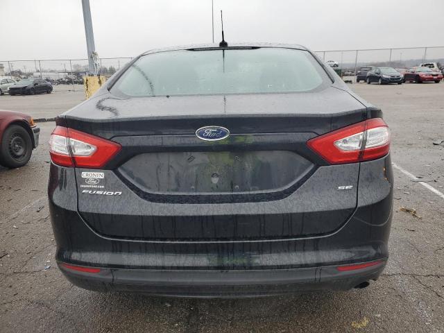 3FA6P0H74ER130223 - 2014 FORD FUSION SE BLACK photo 6