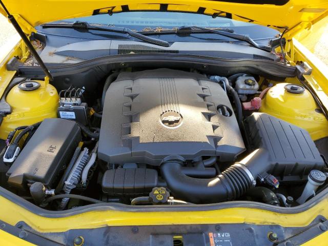 2G1FC1E38C9207894 - 2012 CHEVROLET CAMARO LT YELLOW photo 11