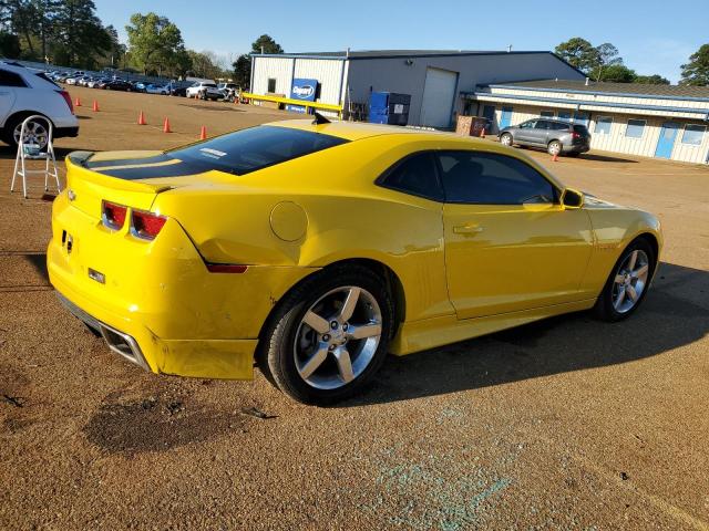 2G1FC1E38C9207894 - 2012 CHEVROLET CAMARO LT YELLOW photo 3