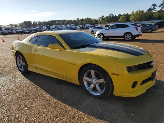 2G1FC1E38C9207894 - 2012 CHEVROLET CAMARO LT YELLOW photo 4