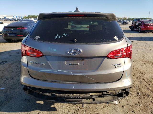 5XYZTDLB2GG344386 - 2016 HYUNDAI SANTA FE S GRAY photo 6