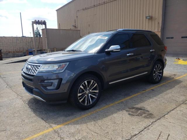 1FM5K8HT2GGC64024 - 2016 FORD EXPLORER PLATINUM GRAY photo 1