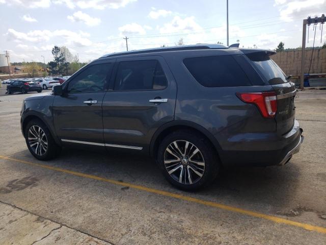 1FM5K8HT2GGC64024 - 2016 FORD EXPLORER PLATINUM GRAY photo 2