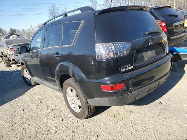 JA4AT2AW7AZ004385 - 2010 MITSUBISHI OUTLANDER ES BLACK photo 2