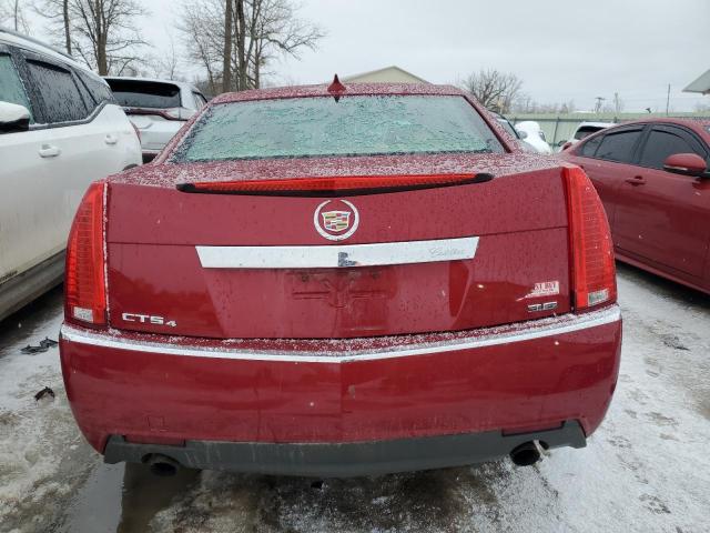 1G6DM5E3XC0145916 - 2012 CADILLAC CTS PERFORMANCE COLLECTION Kırmızı fotoğraf 6