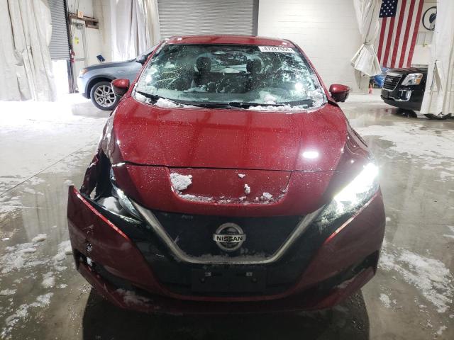 1N4AZ1CP6JC305663 - 2018 NISSAN LEAF S RED photo 5