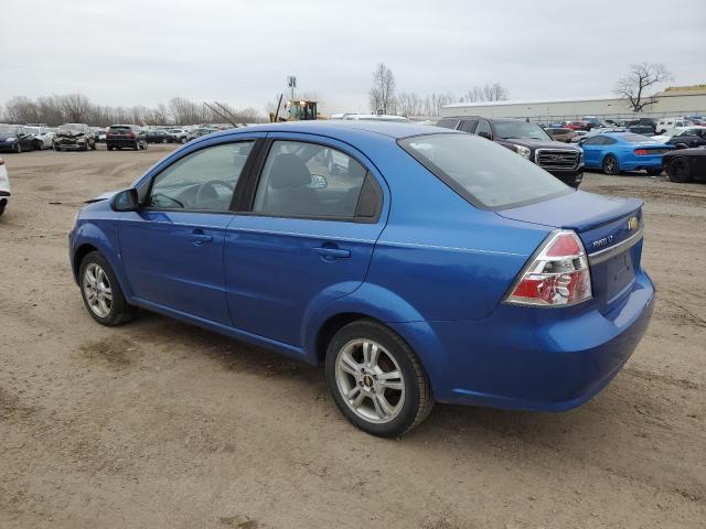 KL1TD56E39B658129 - 2009 CHEVROLET AVEO LS BLUE photo 2