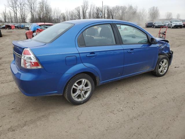 KL1TD56E39B658129 - 2009 CHEVROLET AVEO LS BLUE photo 3