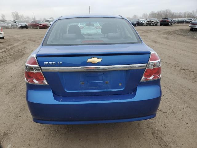 KL1TD56E39B658129 - 2009 CHEVROLET AVEO LS BLUE photo 6