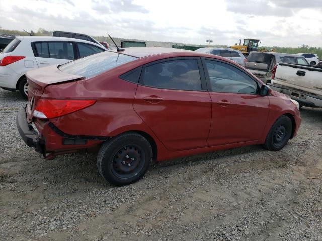 KMHCT4AE7GU982615 - 2016 HYUNDAI ACCENT SE RED photo 3