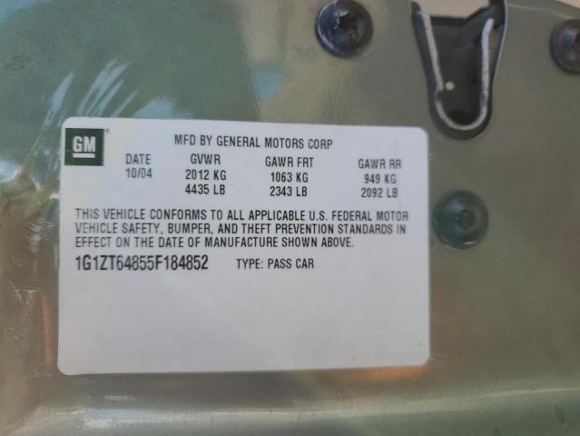 1G1ZT64855F184852 - 2005 CHEVROLET MALIBU MAXX LS GREEN photo 12