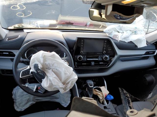 5TDHZRBH7NS185345 - 2022 TOYOTA HIGHLANDER XLE GRAY photo 8