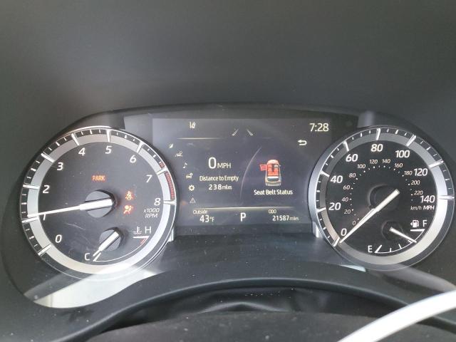 5TDHZRBH7NS185345 - 2022 TOYOTA HIGHLANDER XLE GRAY photo 9