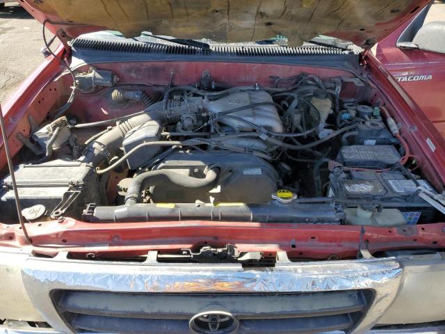 4TASN92N8XZ413695 - 1999 TOYOTA TACOMA XTRACAB PRERUNNER ბურგუნდია ფოტო 11