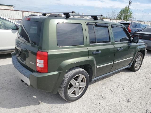 1J8FF48W88D579714 - 2008 JEEP PATRIOT LIMITED GREEN photo 3