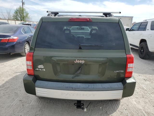 1J8FF48W88D579714 - 2008 JEEP PATRIOT LIMITED GREEN photo 6