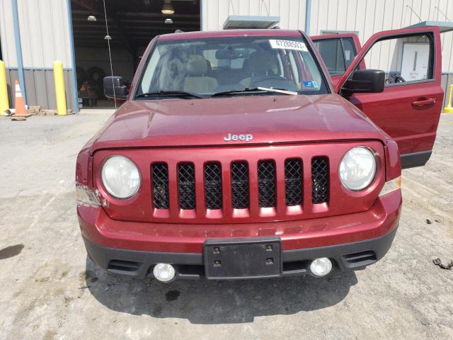 1C4NJRFB9DD189715 - 2013 JEEP PATRIOT LATITUDE MAROON photo 5