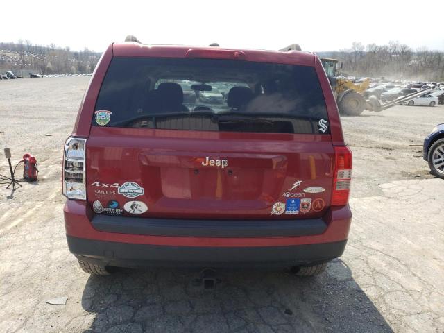 1C4NJRFB9DD189715 - 2013 JEEP PATRIOT LATITUDE MAROON photo 6