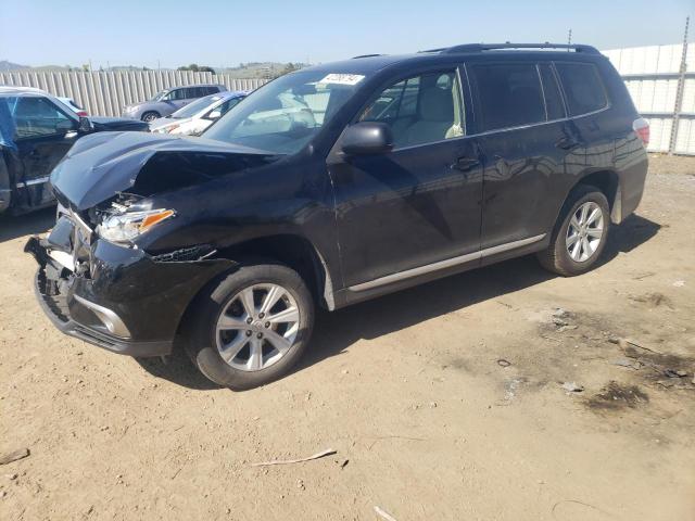 5TDZA3EH9DS035742 - 2013 TOYOTA HIGHLANDER BASE BLACK photo 1