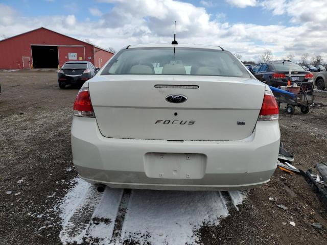 1FAHP35N09W192167 - 2009 FORD FOCUS SE WHITE photo 6