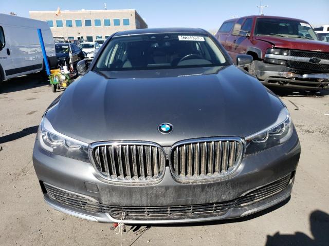 WBA7E2C58KB454519 - 2019 BMW 740 I GRAY photo 5