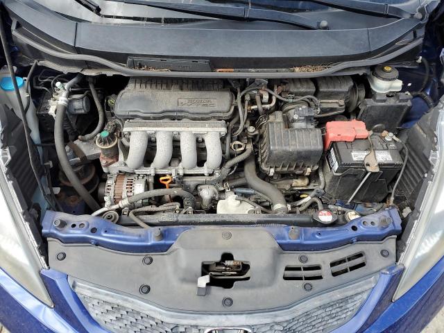 JHMGE8H32DC017446 - 2013 HONDA FIT BLUE photo 11