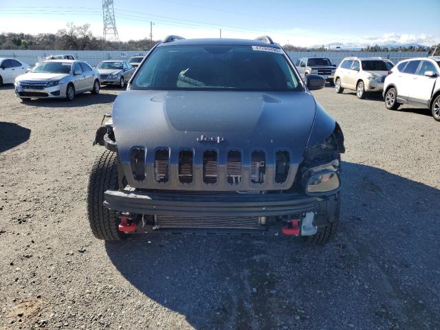 1C4PJMBXXJD603643 - 2018 JEEP CHEROKEE TRAILHAWK ნაცრისფერი ფოტო 5