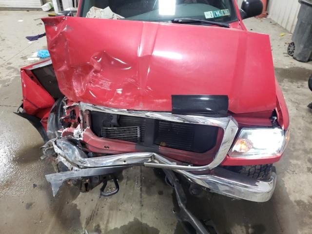 1FTZR15E45PA01495 - 2005 FORD RANGER SUPER CAB RED photo 11