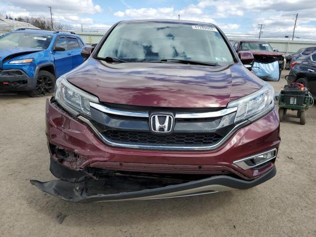 2HKRM4H51GH674223 - 2016 HONDA CR-V EX BURGUNDY photo 5