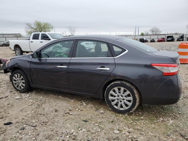 3N1AB7AP9DL686814 - 2013 NISSAN SENTRA S GRAY photo 2