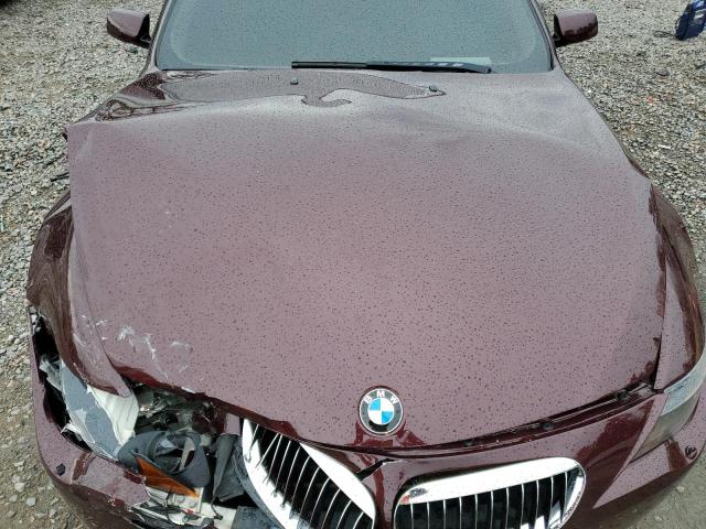 WBAEH13517CR46335 - 2007 BMW 650 I BURGUNDY photo 11