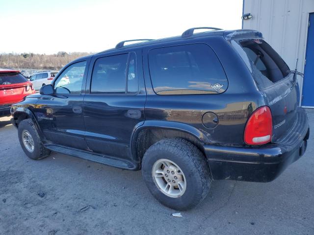 1B4HS28N7YF188207 - 2000 DODGE DURANGO BLACK photo 2