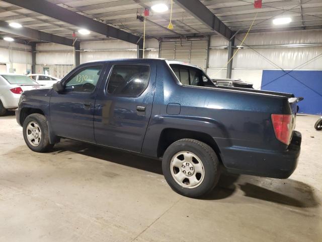 5FPYK1F26AB008657 - 2010 HONDA RIDGELINE RT BLUE photo 2