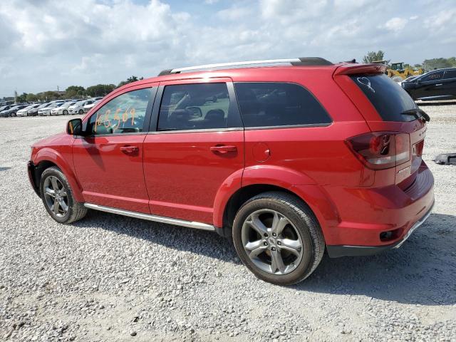 3C4PDCGG3JT156934 - 2018 DODGE JOURNEY CROSSROAD RED photo 2