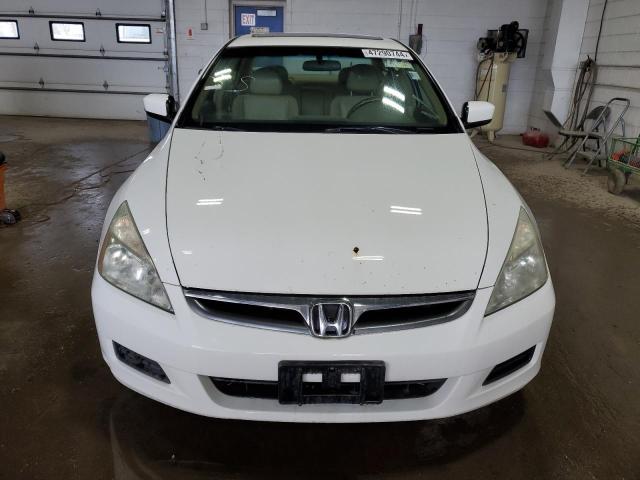 1HGCM66506A022107 - 2006 HONDA ACCORD EX WHITE photo 5