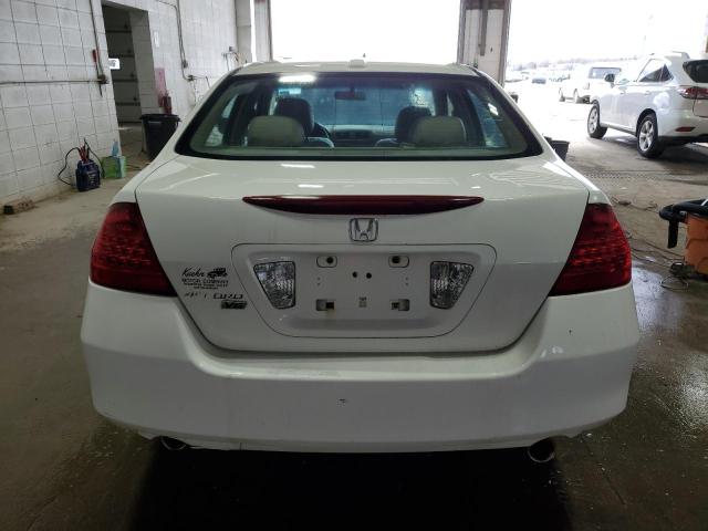 1HGCM66506A022107 - 2006 HONDA ACCORD EX WHITE photo 6