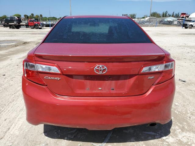 4T1BF1FK0DU660037 - 2013 TOYOTA CAMRY L RED photo 6