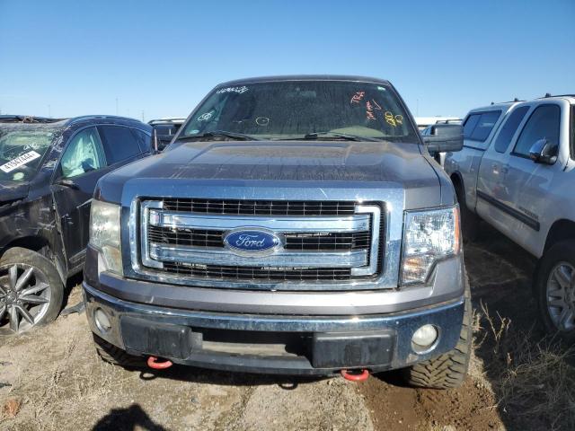 1FTFW1EF0DKE55212 - 2013 FORD F150 SUPERCREW GRAY photo 5