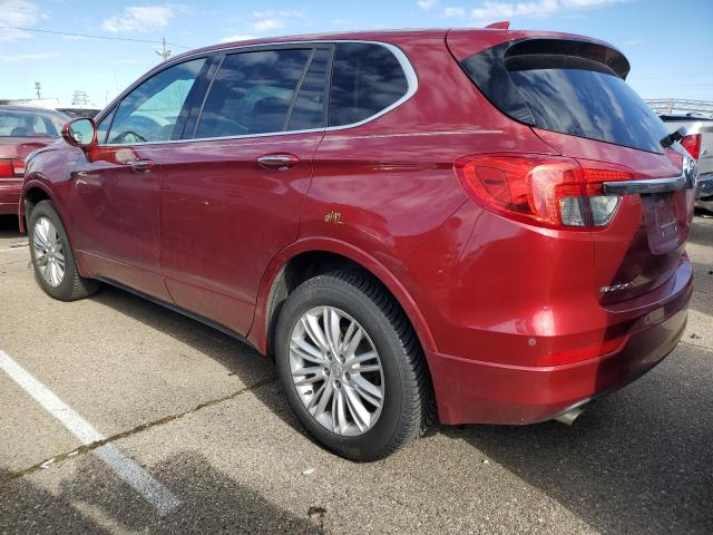 LRBFXASA2HD006466 - 2017 BUICK ENVISION PREFERRED RED photo 2