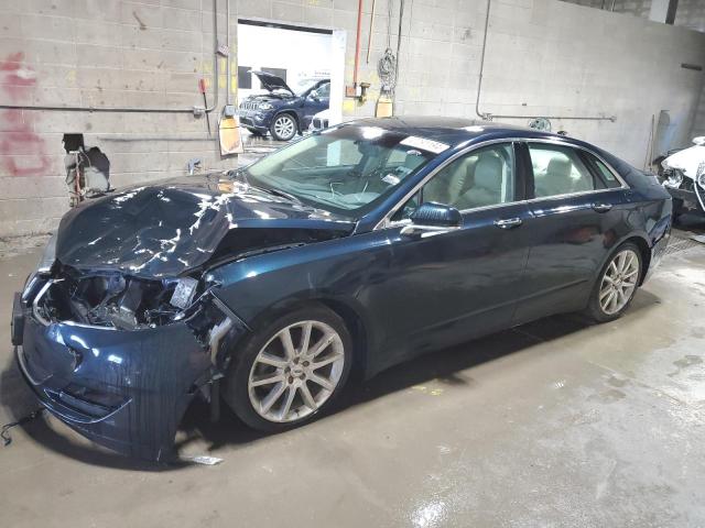 3LN6L2JK4ER822459 - 2014 LINCOLN MKZ BLUE photo 1