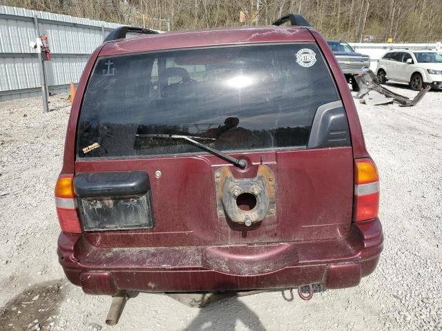 2CNBJ634636905468 - 2003 CHEVROLET TRACKER LT MAROON photo 6