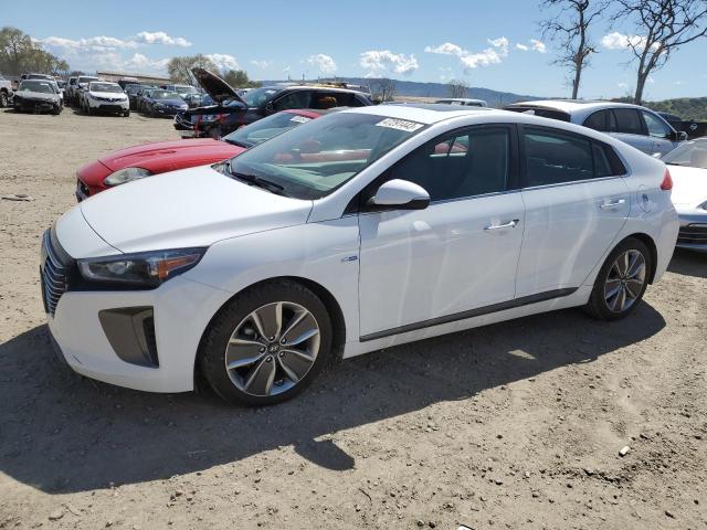 KMHC05LC4KU107687 - 2019 HYUNDAI IONIQ LIMITED WHITE photo 1