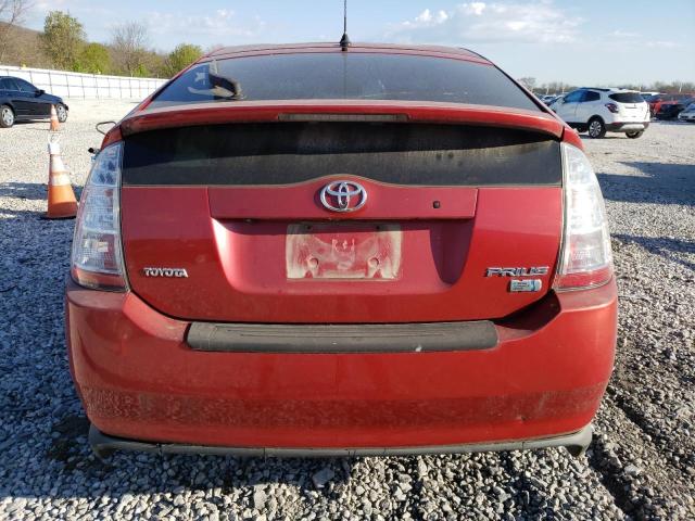 JTDKB20U577582244 - 2007 TOYOTA PRIUS RED photo 6