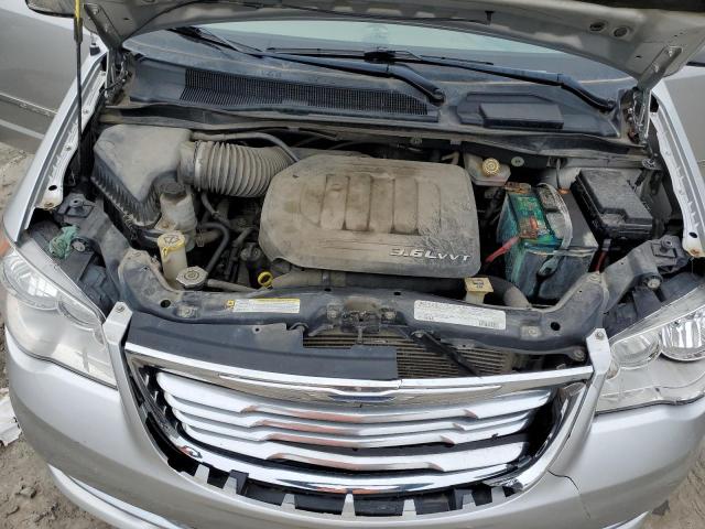 2C4RC1CG4CR135621 - 2012 CHRYSLER TOWN & COU TOURING L SILVER photo 12