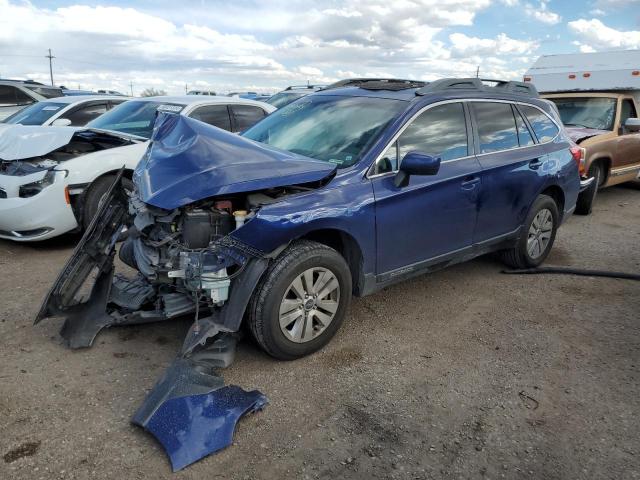 4S4BSACC9H3226669 - 2017 SUBARU OUTBACK 2.5I PREMIUM BLUE photo 1