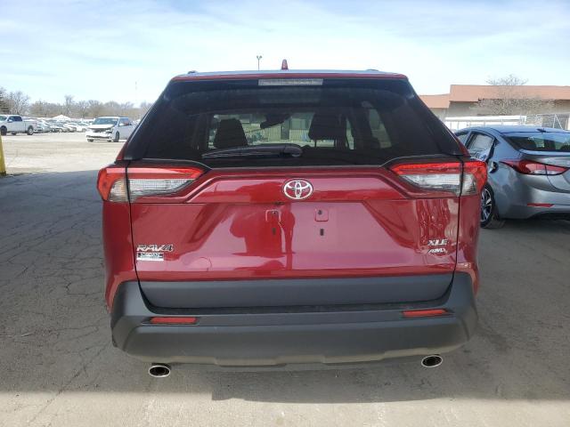 2T3P1RFVXNW256815 - 2022 TOYOTA RAV4 XLE RED photo 6